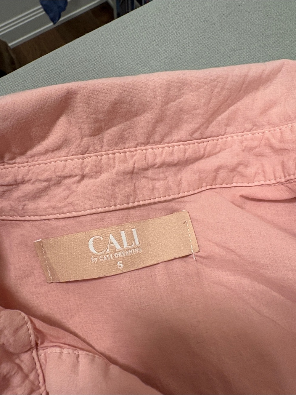 CALI blush pink shirt - Small